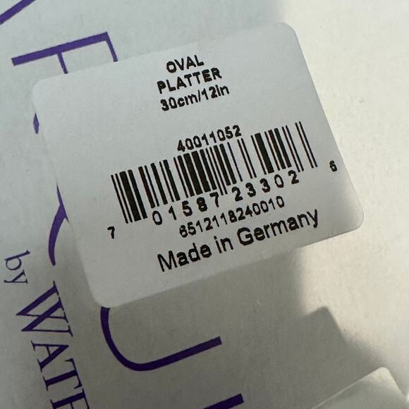 Marquis by Waterford Crystal Bow Oval Platter Tray, 12 inches, NEW IN BOX - Picture 5 of 6